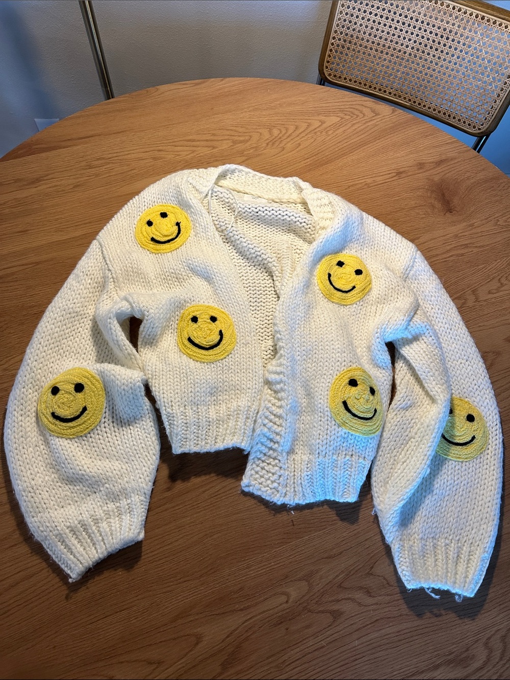 Smiley Face Sweater Size XS